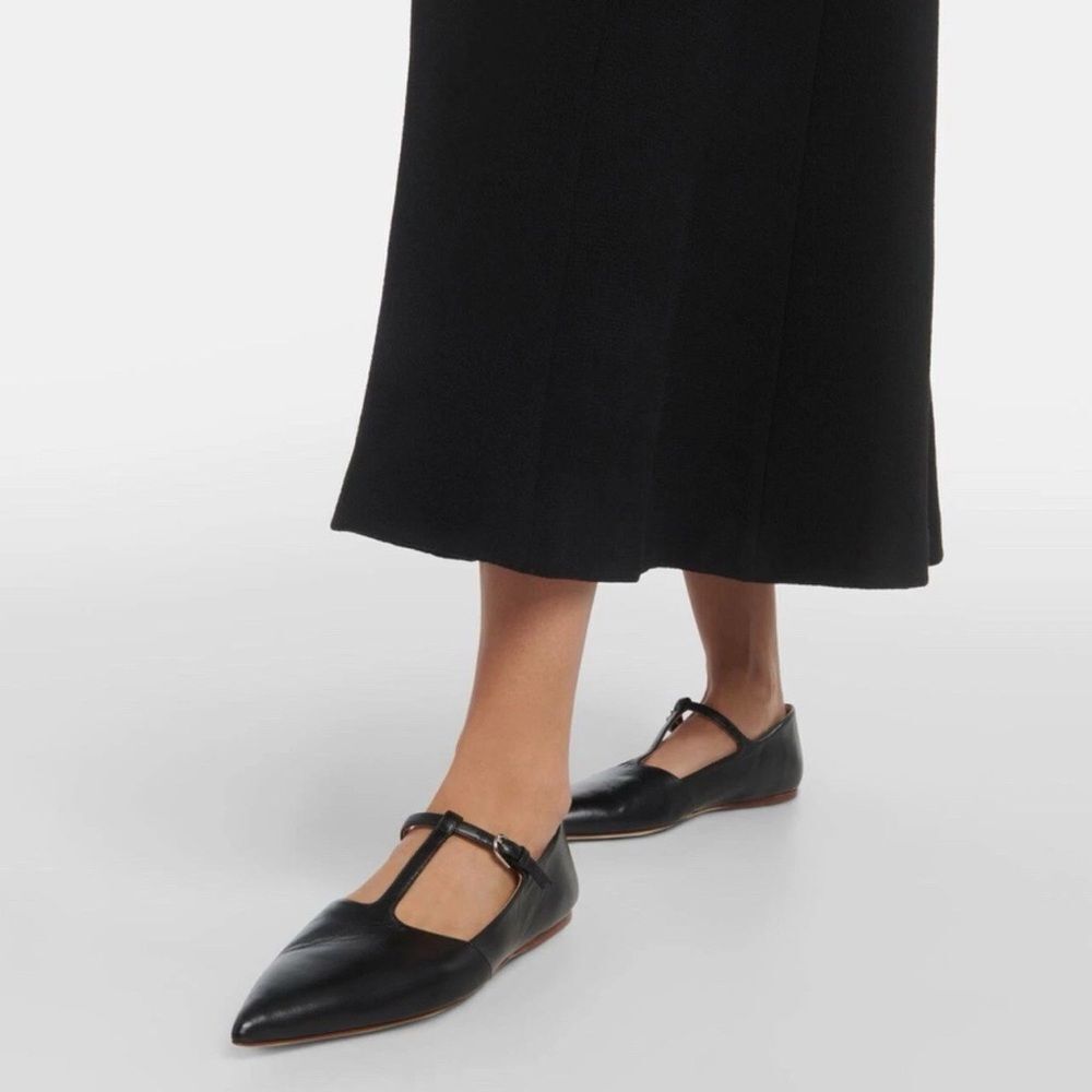 Gabriela Hearst Leather Ballerina Flats size 38 - Picture 3 of 15